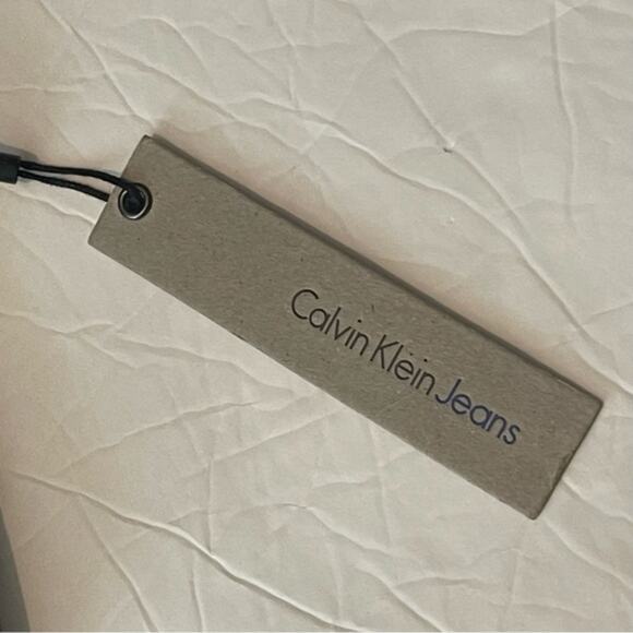 Calvin Klein Medium Wash Boho Hippie Festival Blue Jean Skirt NWT Size 28 - Picture 6 of 10